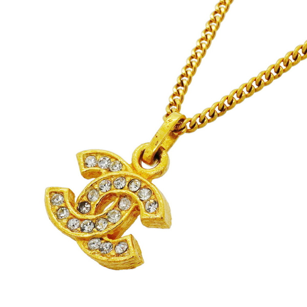 CHANEL Gold Logo Necklace